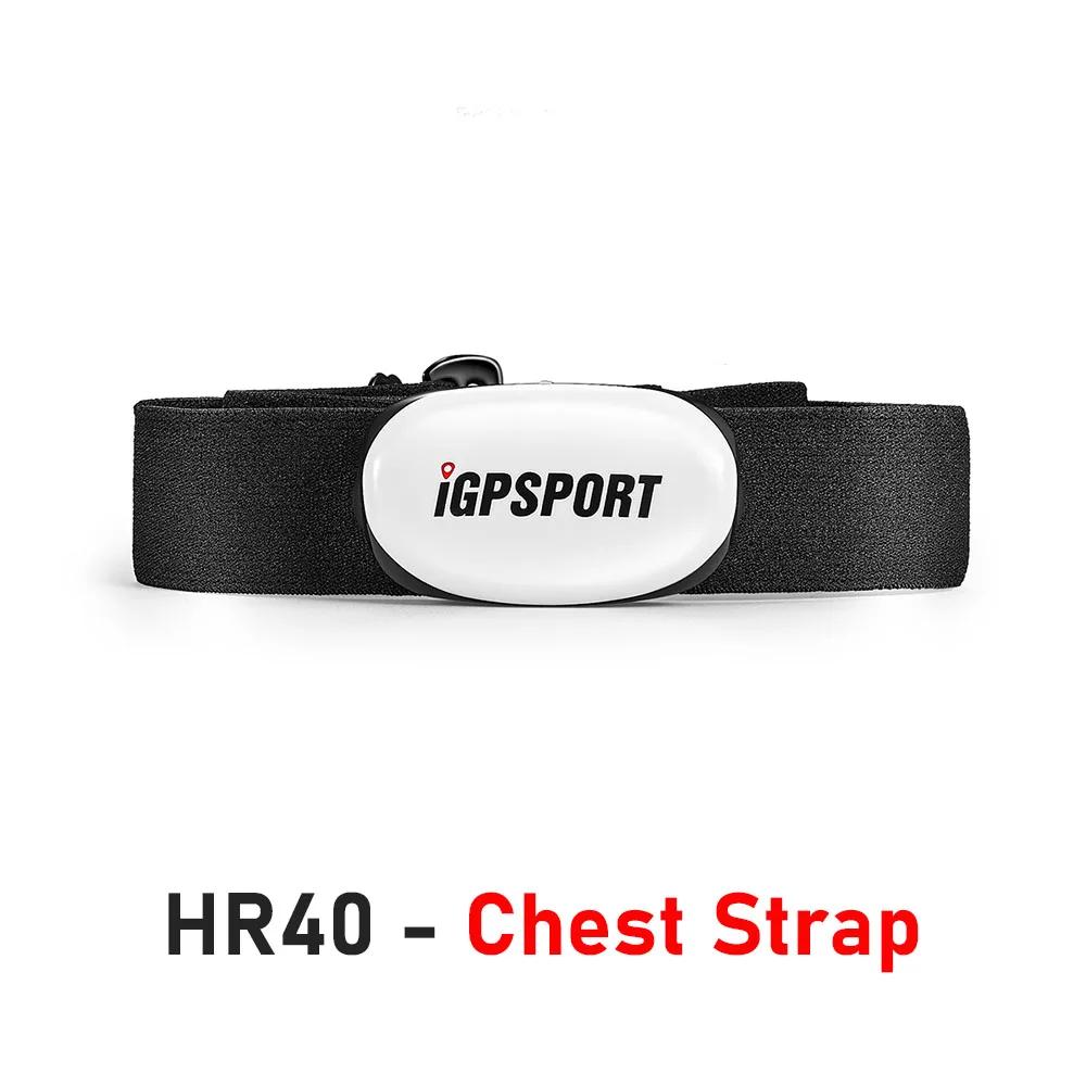 IGPSPORT-Monitor de Freqüência Cardíaca Peito para Corrida, Fitness, Esporte, Sensor de Freqüência Cardíaca, Bluetooth, ANT Além disso, Academia, Bicicleta, Computador, HR40 - Image 1