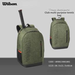 Mochila de tênis esportiva para raquetes Valise, Mochila para homens e mulheres, Acessórios de tênis jovem, WRZ80053, Original - Image 5