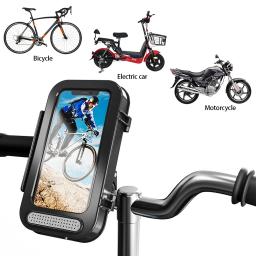 Waterproof Bike Phone Mount suporte do telefone celular para a motocicleta e bicicleta guidão - Image 3