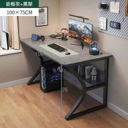 Conjunto de mesa e cadeira para escritório doméstico, design simples, mesa de jogos popular, computador, quarto, aprendizagem, escrita, estação de trabalho - Image 6