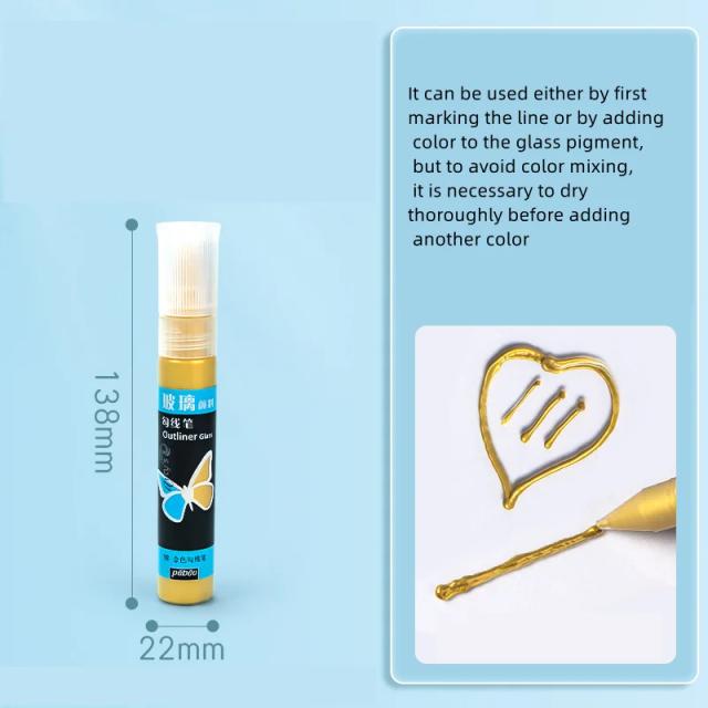 Tintas Acrílicas Transparentes Impermeáveis para Pintura em Vidro - Aquarela Art Supplies 20ml Resistente ao Sol