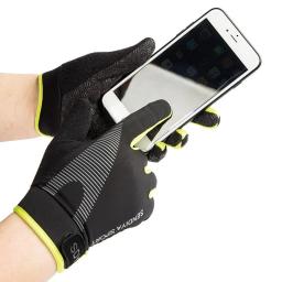 Luvas de ciclismo de dedo completo para homens, tela sensível ao toque, motocicleta, bicicleta, MTB, bicicleta, ginásio, treinamento, ao ar livre, mão de pesca - Image 3