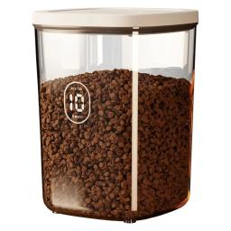 Recipiente de alimento do cão e do gato, tanque de armazenamento plástico selado, umidade-prova latas, garrafas transparentes e frascos, acessórios para animais domésticos, 6kg - Image 6