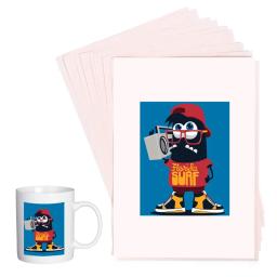 10-50 folhas de papel a4 para transferência de calor por sublimação, impressão de íon em tecido, copo de roupas, camiseta, artesanato diy para impressora jato de tinta - Image 2
