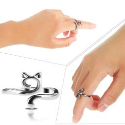Ajustável Knitting Crochet Loop Ring, Guia de fios, Dedo Faster Holder, dedal Crocheteiras, Thread Ring, Ferramentas de costura, 2pcs - Image 6