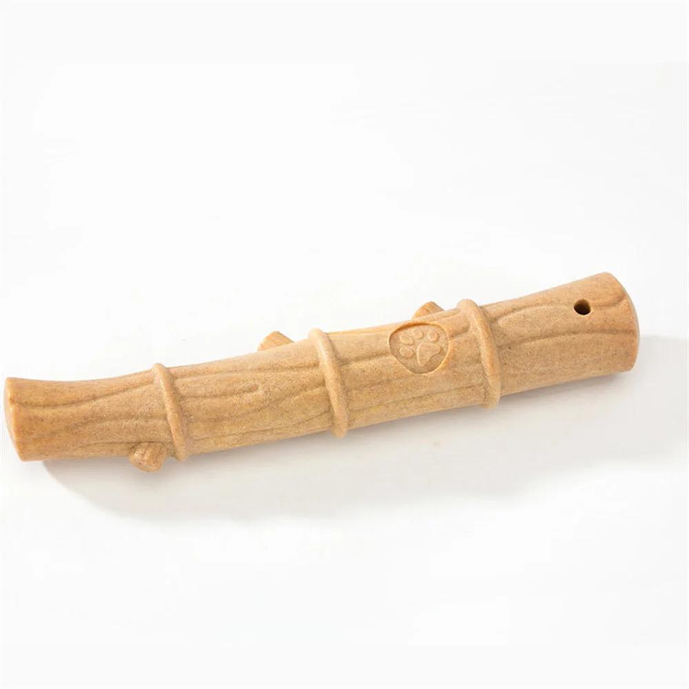 Vara De Mastigar De Plástico De Madeira Para Cães, Antlers De Veado, Cor De Log, Agressivo, Indestrutível Ferramentas Domésticas, Acessórios Para Cães - Image 1