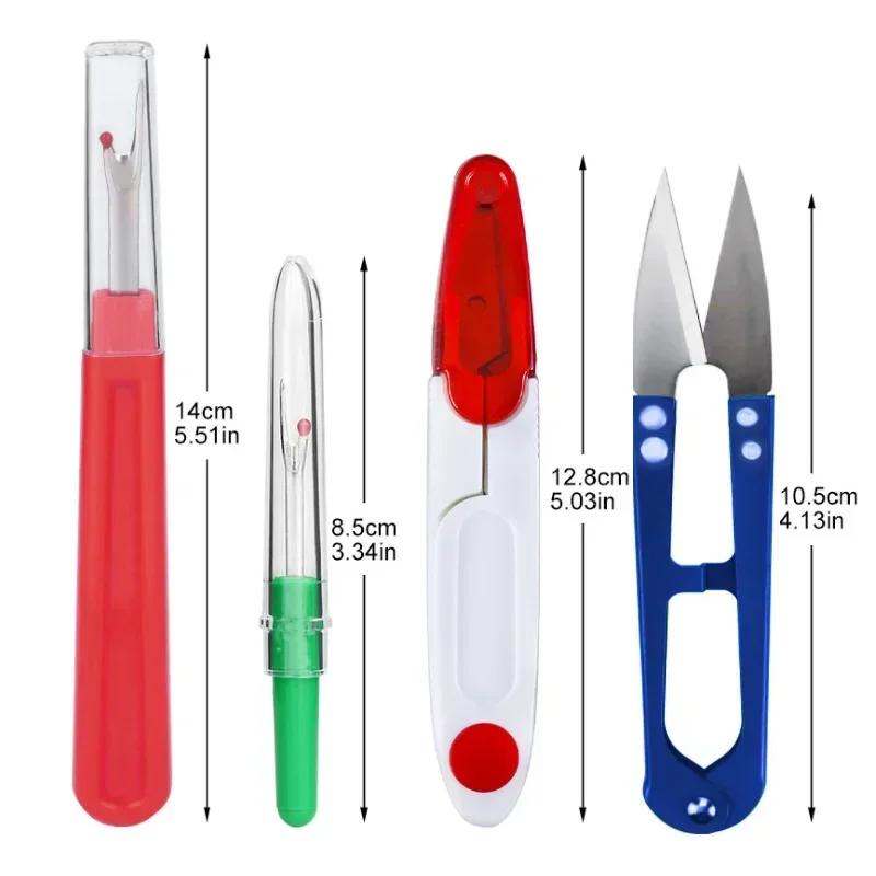 Portátil Mini Costura Box Set, Kit De Costura, Sacos De Armazenamento, Organizador De Diversos, Ferramentas Home, 12 Agulhas - Image 1