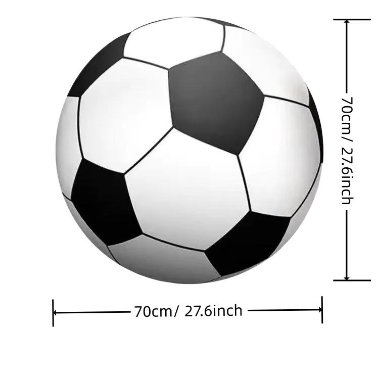 Jogos ao ar livre brinquedos infláveis grama bola de futebol escola diversão esportes bola de praia engrossado pvc inflável gigante futebol - Image 1
