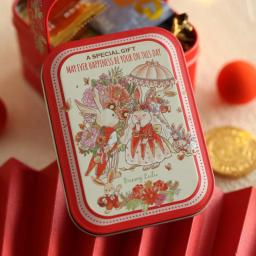 Lata De Armazenamento De Mala Pequena Vintage, Caixa De Doces De Metal, Caixa De Presente, Organizador De Biscoitos, Diversos Podem - Image 6