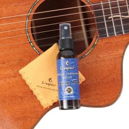 Instrumento Musical Brightening Wax Guitar Panel Cleaner Instrumento Musical Limpeza Cuidados Óleo e Piano Conjunto Pano - Image 2