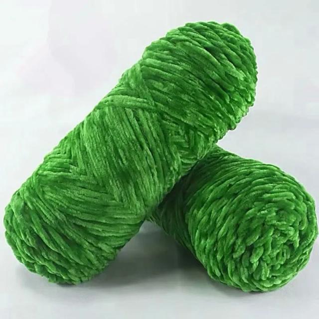 Fios de Veludo Chenille para Tricô e Acessórios Amigurumi - Macio e Peludo, 100g com 130m de poliéster para Projetos Criativos DIY