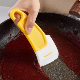 Espátula De Silicone Para Limpeza De Cozinha Raspador De Lâmina Macia, Ferramentas De Limpeza De Pratos, Escova De Utensílios, Panela, Prato - Image 1