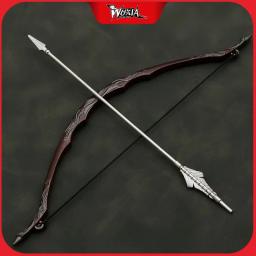 O Príncipe dos Elfos Modelo de Arma Arco e Flecha, Pingente De Alumínio De Metal, Chaveiros Acessórios, Brinquedos para Meninos, 18cm, Filmes, Presente - Image 1