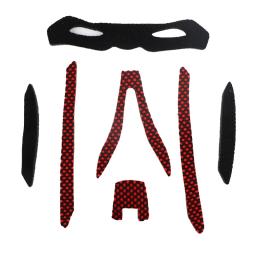 Bicicleta Capacete Forro acessórios MTB Ciclismo Capacete Casco Ciclismo Respirável macio e confortável chin pad para capacetes kask - Image 2