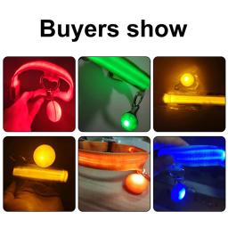 Carregamento usb colar de cão brilhante com pingente destacável luxo led luz brilhante para cães pequenos gato noite segurança colar atacado - Image 4