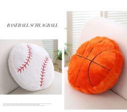 Almofada futebol em forma de travesseiro, criativo, estilo inverno, luxuoso, presente de aniversário para namorado, fã, presente de ano novo verão e inverno - Image 6