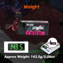 Bateria Lipo CNHL 3S, 11.1V, 1100mAh, 1300mAh, 1500mAh, 100C, Ficha XT60 T, FPV, Avião, Helicóptero, Drone, Quadcopter, Passatempo, 2 unidades - Image 5