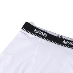 ARSUXEO-Calças de Compressão Masculina, Calças de Moto, Esqui, Bicicleta, Bicicleta, Corrida, Esportes, Camada Base, Quente, Verão, K5 - Image 5