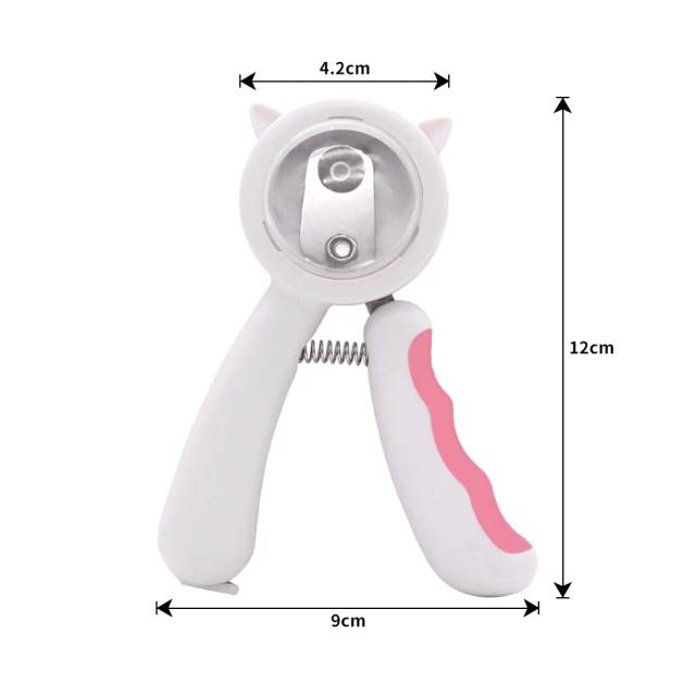 Kit Profissional de Aparador de Unhas para Cães e Gatos com Trava de Segurança e Ferramenta de Higiene