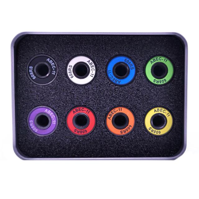Rolamentos de Skate Aço Carbono 608RS 8 Peças para Patinação e Scooters