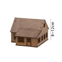 Kits De Modelo De Construção De Madeira Para Casa Em Miniatura, Cena De Loja Europeia, Arquitetura Rural, Modelo De Montagem, 1: 72 - Image 6