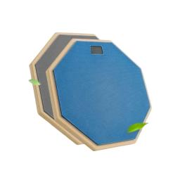 Silent Drum Pad para instrumento de percussão, Haltere de borracha e madeira, Pad para treinamento prático, Mudo Drum Acessórios - Image 2