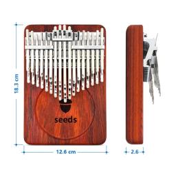 Iniciante Pequeno Teclado Kalimba Musical, Escala Profissional Instrumentos Musicais, Dedos De Madeira Piano, Acessórios para Crianças - Image 5