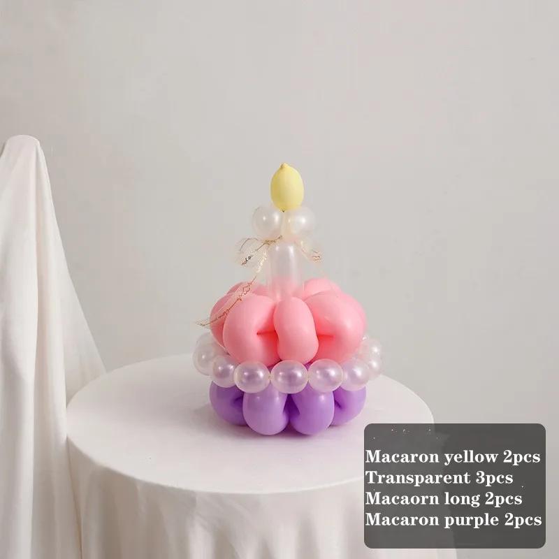 Chapéu de Aniversário para Crianças, Bolo Rosa e Branco Balão, Ativo Foto Adereços, Foto Adereços Suprimentos, Ins Aniversário, Bonito, peculiar - Image 1