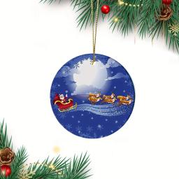 Silicone Resina Epóxi Moldes, Enfeites De Natal, Pingente De Forma Redonda, Actvty Moldes De Fundição, 4Pcs - Image 6