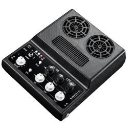 LEKATO-CA-100 Mini amplificador de guitarra elétrica, Combo para prática de desktop com distorção Delay, Aux in e fone de ouvido, 20W - Image 5