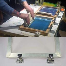Máquina De Impressão De Tela Artesanal, Imprensa Ferramentas De Impressão, Tela De Seda De Madeira, Moldura para T-Shirt, Decoração DIY, 27Pcs - Image 4
