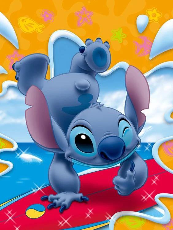 Disney Impresso Cross Stitch Kit, Desenhos Animados Bordados de Tecido, Lilo & Stitch Impresso Canvas, Handmade Hobby, Nova Chegada - Image 1