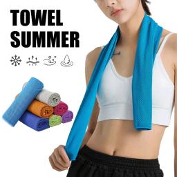 Toalha de secagem rápida Microfiber Sports, Toalha absorvente de suor, Gym Towel for Running, Yoga, Golf, Ciclismo, Ultraleve, 30x100cm - Image 4