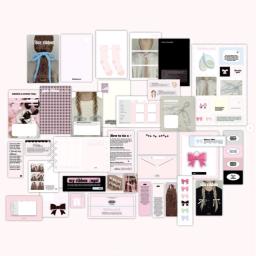 Adesivos decorativos para material de Scrapbooking, DIY Decal Memo Pad, fita de arco rosa, Inst Style Journal Planner - Image 1