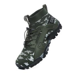 Sapatos de água descalços de cano alto, botas de montanha Trekking, tênis antiderrapantes, resistente ao desgaste ao ar livre - Image 6