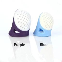Multifuncionais dedais de silicone para costura, oco, respirável manga de dedo protetora, DIY artesanato acessórios - Image 1