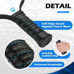 Pickleball Paddles Set para homens e mulheres, Raquete Equipamentos Esportivos, USAPA, Compatível, 4 Bolas - Image 3