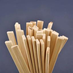 Fatia de passador de bambu plana para artesanato e modelismo, materiais móveis bricolage, durável, modelo de construção, ferramenta de madeira, 5-50cm - Image 4