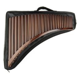 Pan Flauta Instrumento de Sopros, Pan Pipes, Bambu, Sem Tiras De Madeira, Superfície Inferior, Alta Qualidade, Novo Estilo, Chave G, 25 Tubos - Image 3