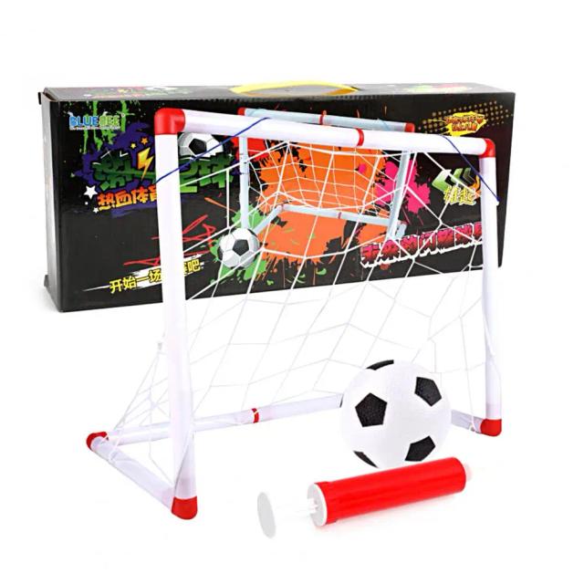Conjunto Mini Brinquedo de Futebol com Rede Prática e Alta Simulação para Entretenimento Divertido