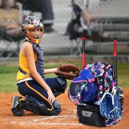 Saco De Beisebol Impermeável Da Juventude, Softball Bag, Mochila para Suporte De Luvas De Morcego, Capacetes, Compartimento De Sapatos - Image 2