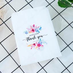 Sacos De Papel Kraft Personalizados Para Festa De Casamento, Saco De Papel De Doces Personalizado, Sacos De Presente Para Casamentos, Nome Do Projeto, NPZD20230904002 - Image 4