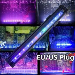 LED Submersível Aquário Luz, Tigela De Peixe Luz, Bolha De Ar Lâmpada, Regulamento Europeu, Acessórios de Aquário, 7 Cores Change - Image 1