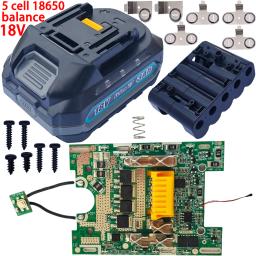 Equilíbrio 5 células 18650 para kits de revestimento de bateria de lítio Makita 18V carcaça 3Ah 2,5Ah 2Ah - Image 4