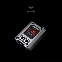 Gamsc-CPU Digital Water Cooling Block, Plataforma de Monitoramento de Temperatura em Tempo Real, AMD com AIDA64, Display Secundário - Image 2