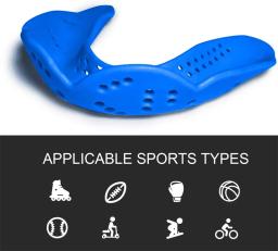 Cintas de dentes ajustáveis para esportes, protetor bucal e saúde bucal, protetor bucal profissional para Taekwondo e Muay Thai - Image 5