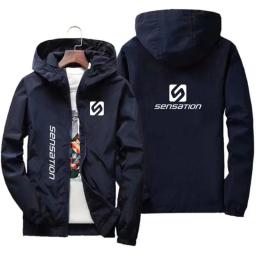 Nova jaqueta masculina de alta qualidade blusão primavera outono com capuz montanhismo bicicleta tamanho grande casaco à prova dwaterproof água - Image 1