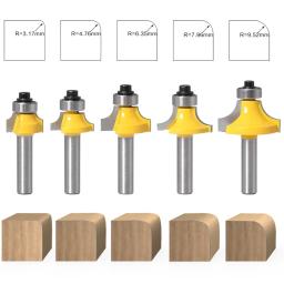 Corner Round Over Router Bit com rolamento, Fresa para madeira, Ferramenta para madeira, Tungstênio, Carboneto, 8mm - Image 2