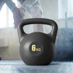 Kettlebell cheio de água macio kettlebell à prova de choque pesos anti deslizamento aperto haltere pesos para treinamento de força - Image 3