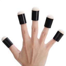 10 pçs caso de esponja de dedo daubers espuma para aplicar pintura tinta carimbo lápis reborn diy artesanato arte ferramenta 15*32mm dedo - Image 4